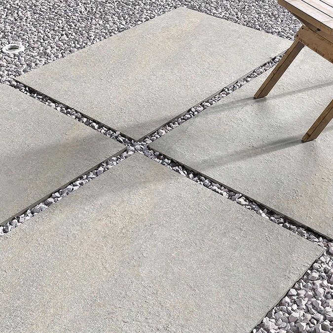 Montana Ash Outdoor Stone Effect Floor Tile - 600 x 900mm  Profile Large Image