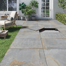 Montley Outdoor Dark Grey Stone Effect Floor Tile - 600 x 900mm