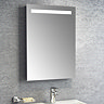 Montreal 500 x 700mm LED Portrait Mirror with Anti-Fog Demist & Shaving Socket