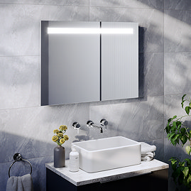 Montreal 700x500mm LED Mirror with Anti-Fog Demist & Shaving Socket
