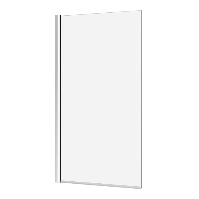 Montreal 8mm Glass Hinged Square Bath Screen (800 x 1400mm)