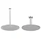 Montreal Modern Shower Package (Fixed Head, Ceiling Mounted Arm, Handset & 6 Body Jets) Feature Lar