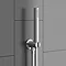 Montreal Modern Shower Package (Fixed Head, Ceiling Mounted Arm, Handset & 6 Body Jets) In Bathroom