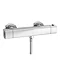 Montreal Modern Thermostatic Bar Shower Valve (Bottom Outlet) Large Image