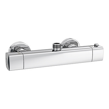 Montreal Modern Thermostatic Bar Shower Valve (Top Outlet)  Profile Large Image