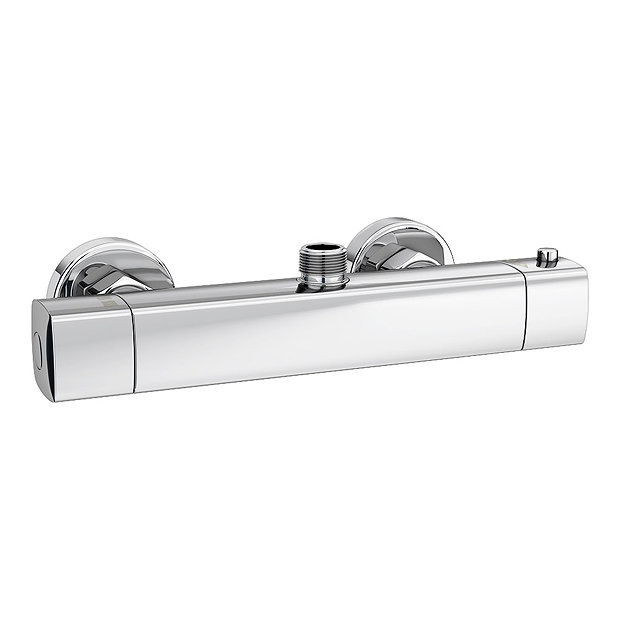 Montreal Modern Thermostatic Bar Shower Valve (Top Outlet) Victorian
