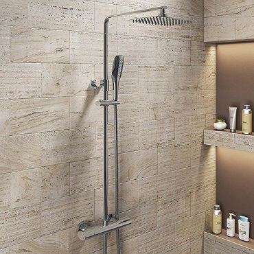 Montreal Oval Thermostatic Shower  Feature Large Image