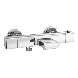 Montreal Wall Mounted Thermostatic Bath Shower Valve (Bottom Outlet) Medium Image