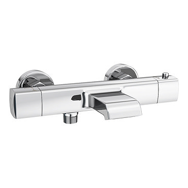 Montreal Wall Mounted Thermostatic Bath Shower Valve (Bottom Outlet)  Profile Large Image