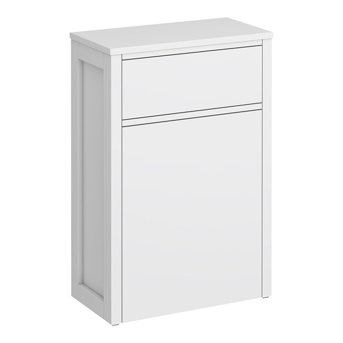 Montrose 585mm White WC Unit Only (Depth 300mm)