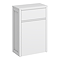 Montrose 585mm White WC Unit Only (Depth 300mm)