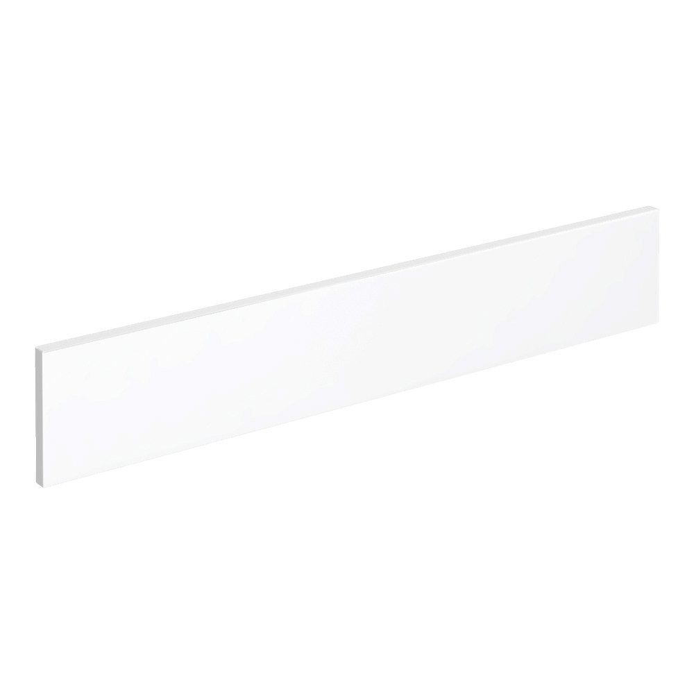 Montrose 610mm Vanity Resin Basin Splashback White | Victorian Plumbing UK