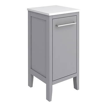 Montrose Dove Grey Laundry Unit with Chrome Handle