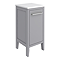 Montrose Dove Grey Laundry Unit with Chrome Handle