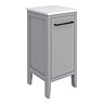 Montrose Dove Grey Laundry Unit with Matt Black Handle