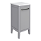 Montrose Dove Grey Laundry Unit with Matt Black Handle