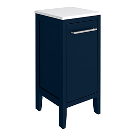 Montrose Indigo Blue Laundry Unit with Chrome Handle