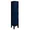 Montrose Indigo Blue Tall Storage Unit with Chrome Handles