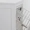 Montrose White Laundry Unit with Brushed Brass Handle