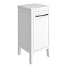 Montrose White Laundry Unit with Matt Black Handle