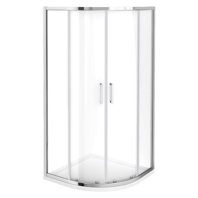 Monza 1000 x 1000mm Quadrant Shower Enclosure + Pearlstone Tray  Feature Large Image