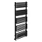 Monza 1269 x 500 Anthracite Designer D-Shaped Heated Towel Rail  Feature Large Image
