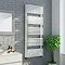 Monza 1269 x 500 White Designer D-Shaped Heated Towel Rail Large Image