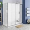Monza 1400 x 800mm Double Sliding Door Shower Enclosure without Tray