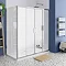 Monza 1400 x 900mm Double Sliding Door Shower Enclosure without Tray