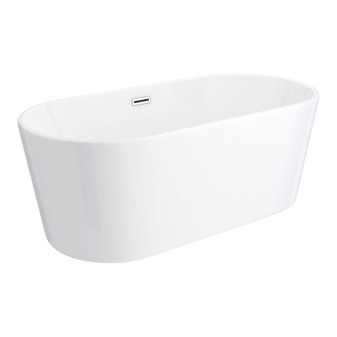 Monza 1680 x 800 Double Ended Free Standing Bath  Profile Large Image