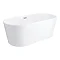 Monza 1680 x 800 Double Ended Free Standing Bath  Profile Large Image