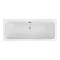 Monza 1700 x 700 Double Ended Rectangular Bath  Feature Large Image