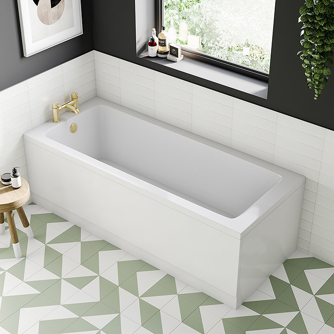 Monza 1700 x 700 Single Ended Rectangular Bath Large Image