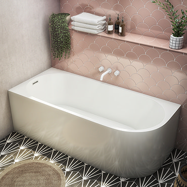 Monza 1700 x 750 Curved Free Standing Corner Bath