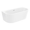 Monza 1700 x 800 Double Ended Free Standing Back To Wall Bath Profile Large Image