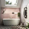 Monza 1700 x 800 Double Ended Free Standing Back To Wall Bath  Feature Large Image