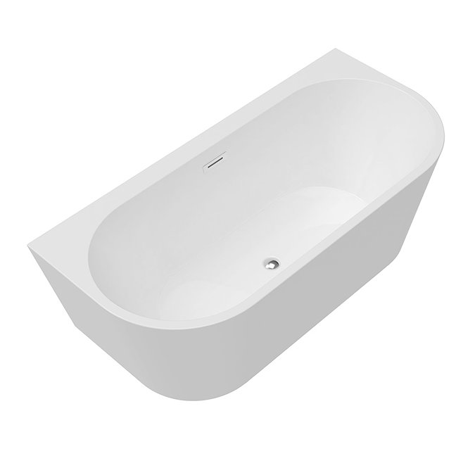 Monza 1700 x 800 Double Ended Free Standing Back To Wall Bath