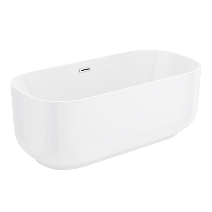 Monza 1700 x 800 Double Ended Free Standing Bath  Profile Large Image