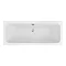 Monza 1800 x 800 Double Ended Rectangular Bath  Feature Large Image