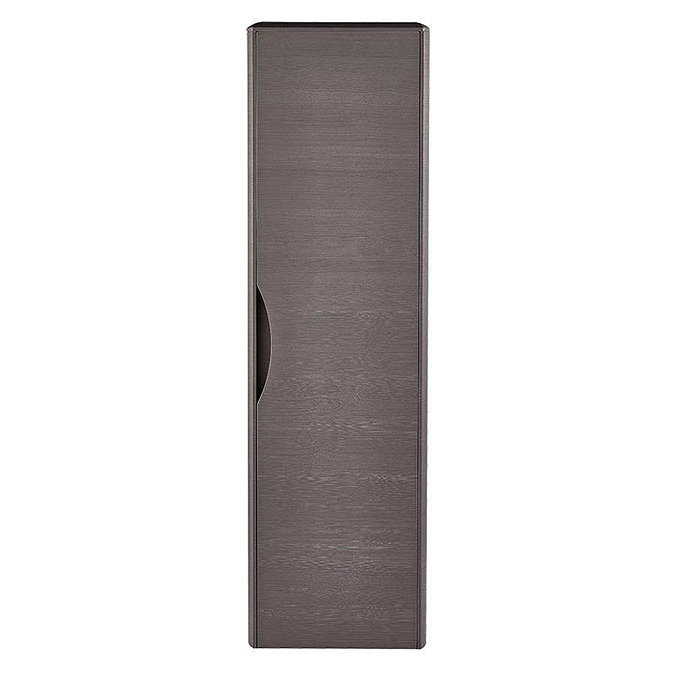 Monza 350mm Wide Tall Wall Hung Unit (Stone Grey Woodgrain - Depth 250mm)  Feature Large Image