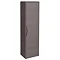 Monza 350mm Wide Tall Wall Hung Unit (Stone Grey Woodgrain - Depth 250mm) Large Image