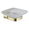 Monza 4-Piece Bathroom Accessory Pack - Brushed Brass