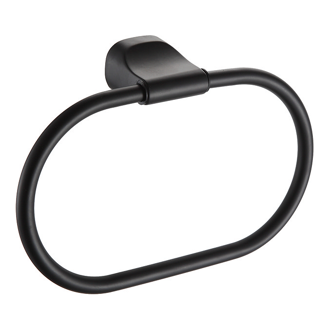 Monza 4-Piece Bathroom Accessory Pack - Matt Black