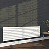 Monza 475 x 1600 Horizontal Venetian Style White Designer Radiator  Standard Large Image