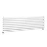 Monza 475 x 1600 Horizontal Venetian Style White Designer Radiator Large Image