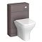 Monza 550mm Wide WC Unit (Stone Grey Woodgrain - Depth 200mm) Large Image