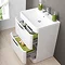 Monza Floor Standing Vanity Unit with Basin W600 x D445mm  Profile Large Image