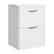 Monza 600mm White Floor Standing Vanity Cabinet (excluding Basin) Large Image