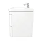 Monza Wall Hung 2 Drawer Vanity Unit with Basin W600 x D445mm  additional Large Image