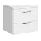 Monza 600mm White Wall Hung Vanity Cabinet (excluding Basin) Large Image